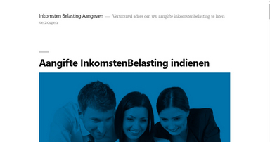 Inkomstenbelasting Aangeven